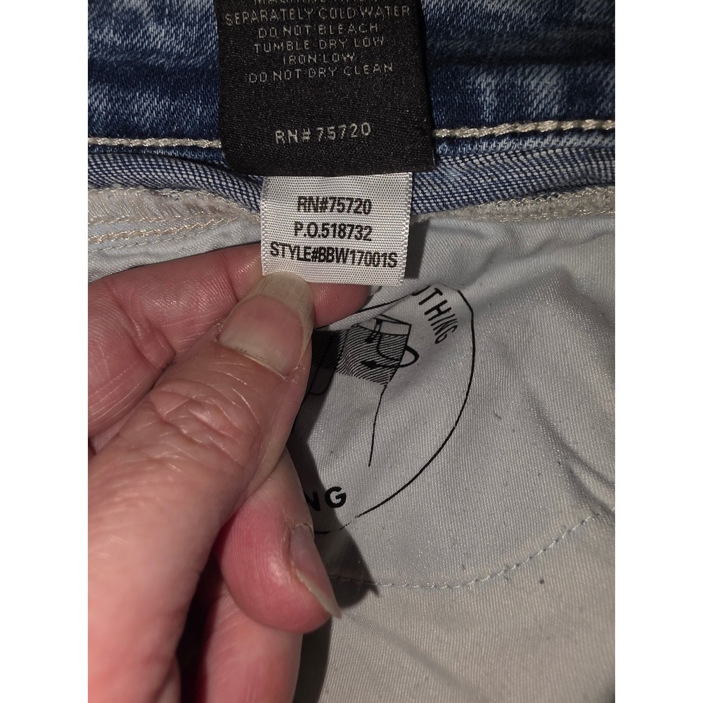 Buckle Black Fit No. 53 Classic Skinny Jeans Blue Medium Wash 31x30 BBW17001S - Picture 4 of 9